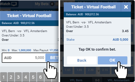 Virtual Football League confirm bet scene.jpg